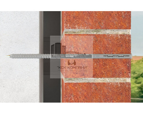 Дюбель с шурупом  VBS-M для ремонта облицовочной кирпичной кладки ОЦ, 8х225 мм